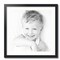 ArtToFrames 24x24" Matted Picture Frame with 20x20" Single Mat Photo Opening Framed in 1.25" Black and 2" Mat (FWM-3926-24x24)